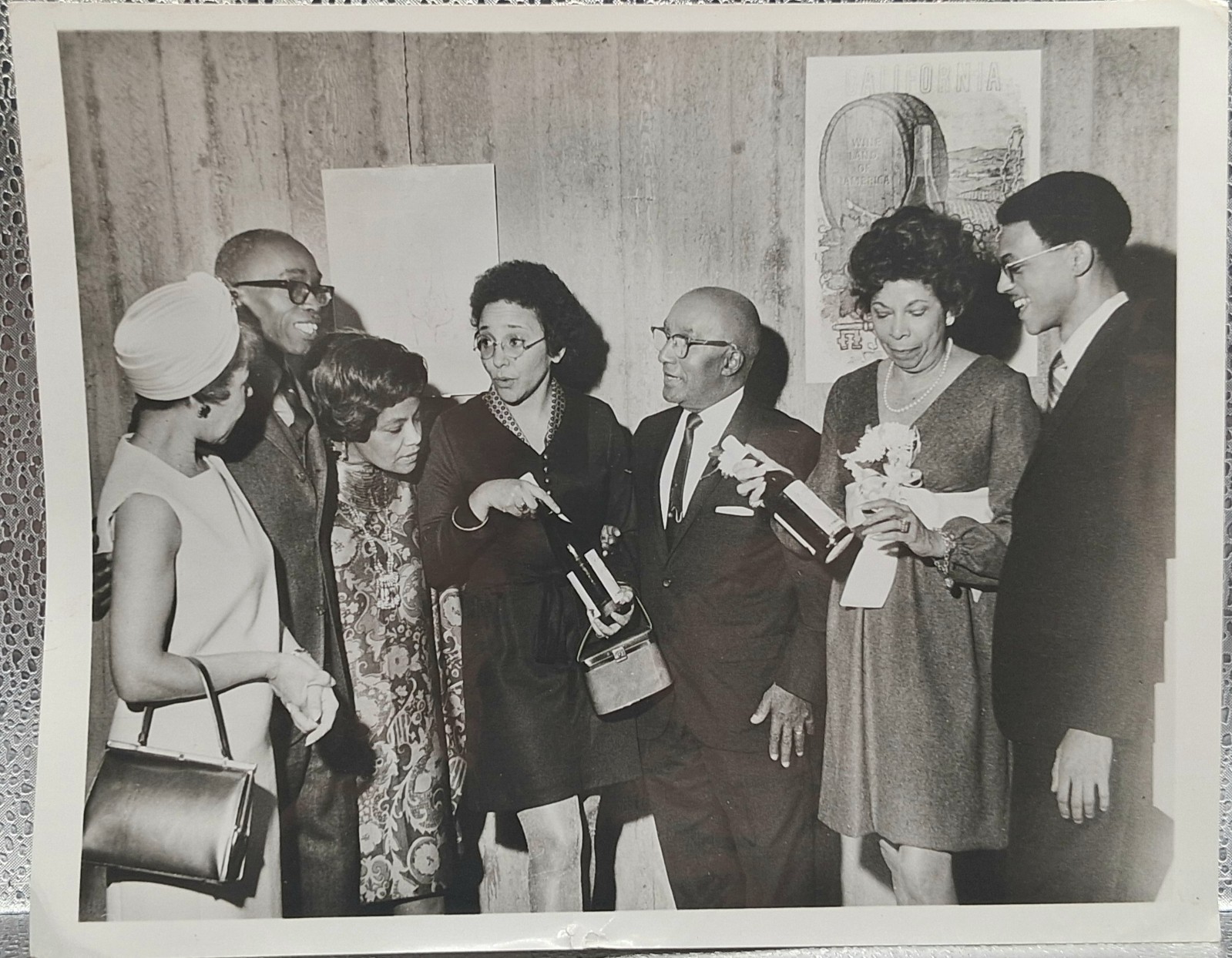 1969 Virginia Hamilton African American Authors Wine Institute 8x10 Press Photo