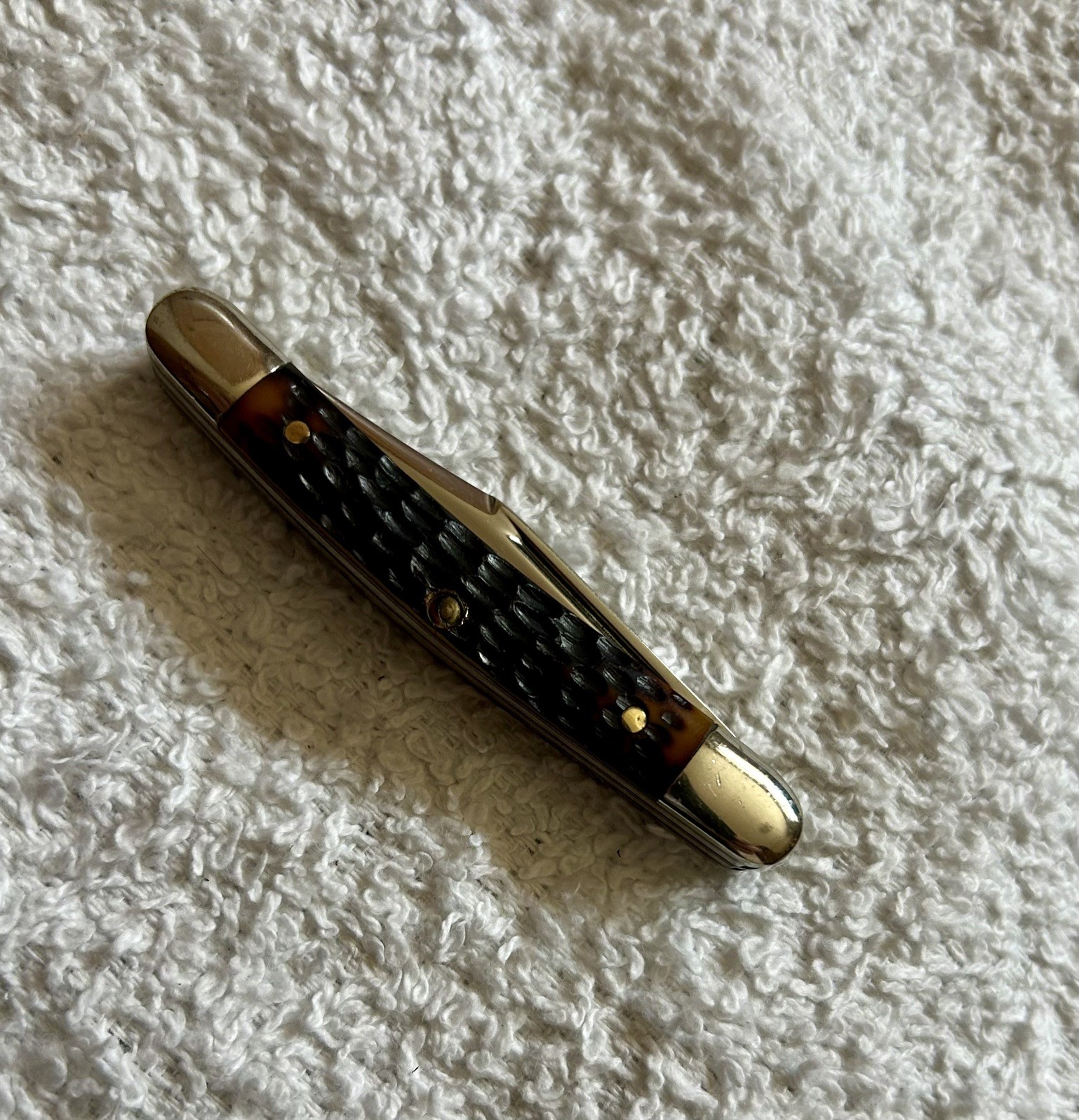 Mint VINTAGE WESTERN S - 244 3 BLADE POCKET KNIFE Boulder Colo made