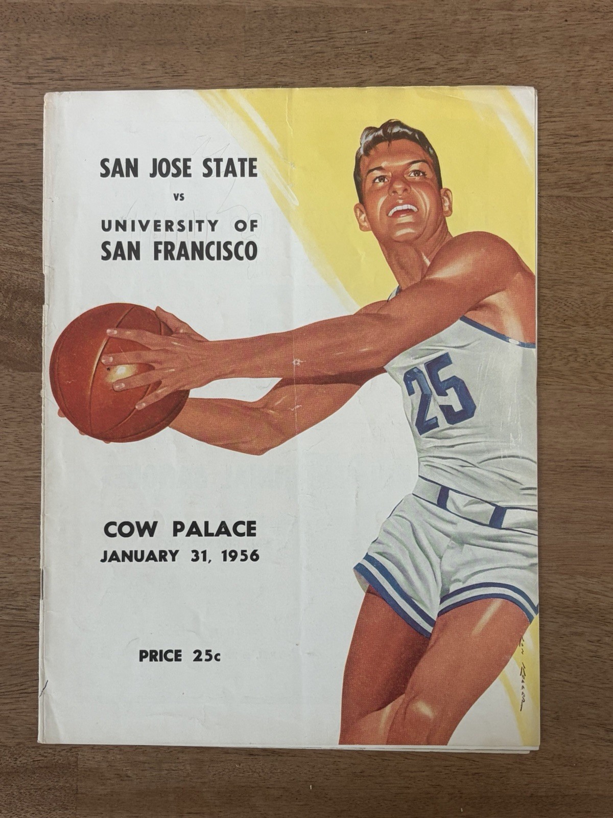 Bill Russell/KC Jones Program San Jose Vs  San Francisco Cow Palace/Celtics