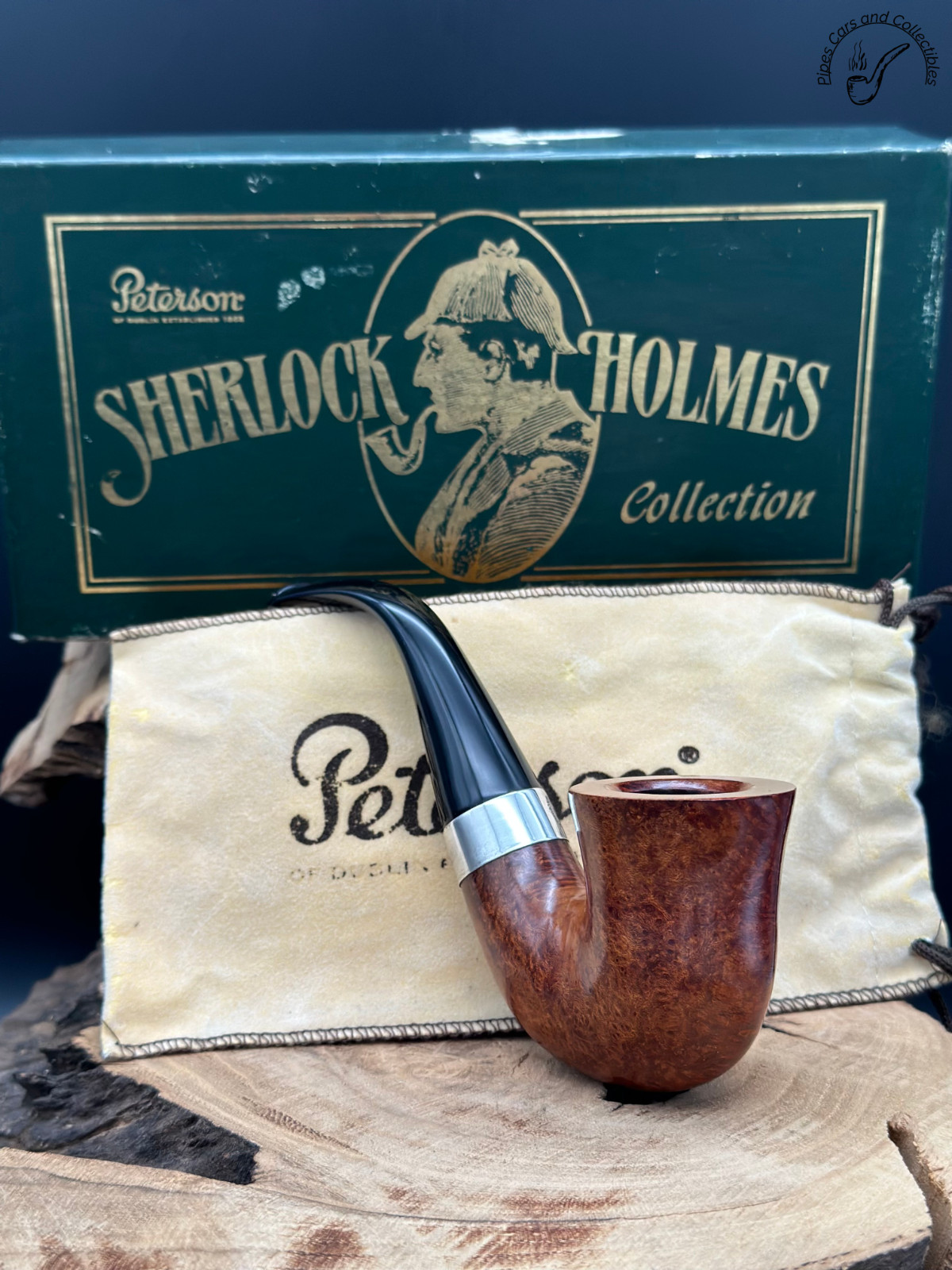 (Unsmoked) Peterson Sherlock Holmes Original Smooth Calabash Smoking Pipe