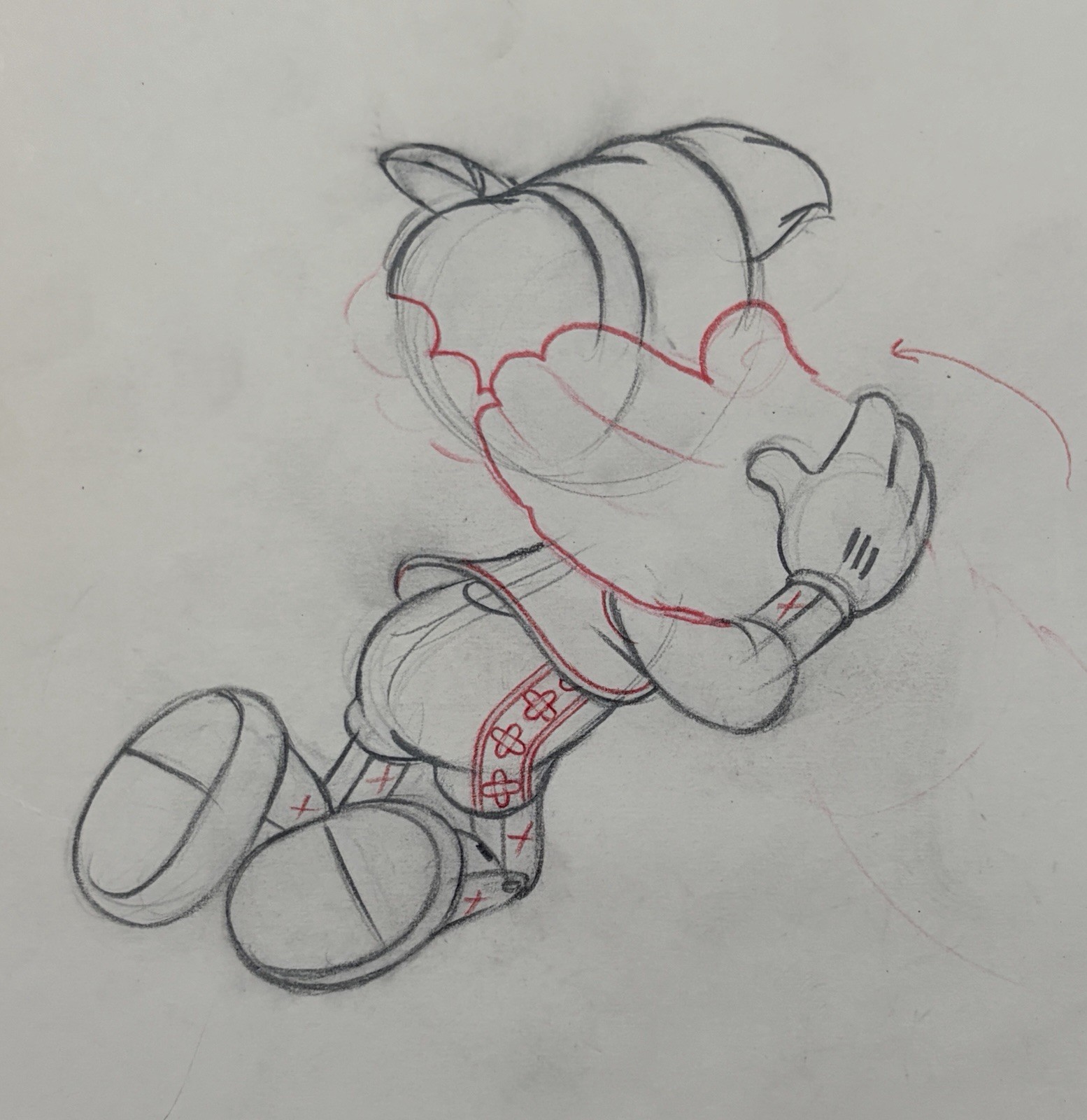 Pinocchio Production Drawing Disney Cel Original 1940