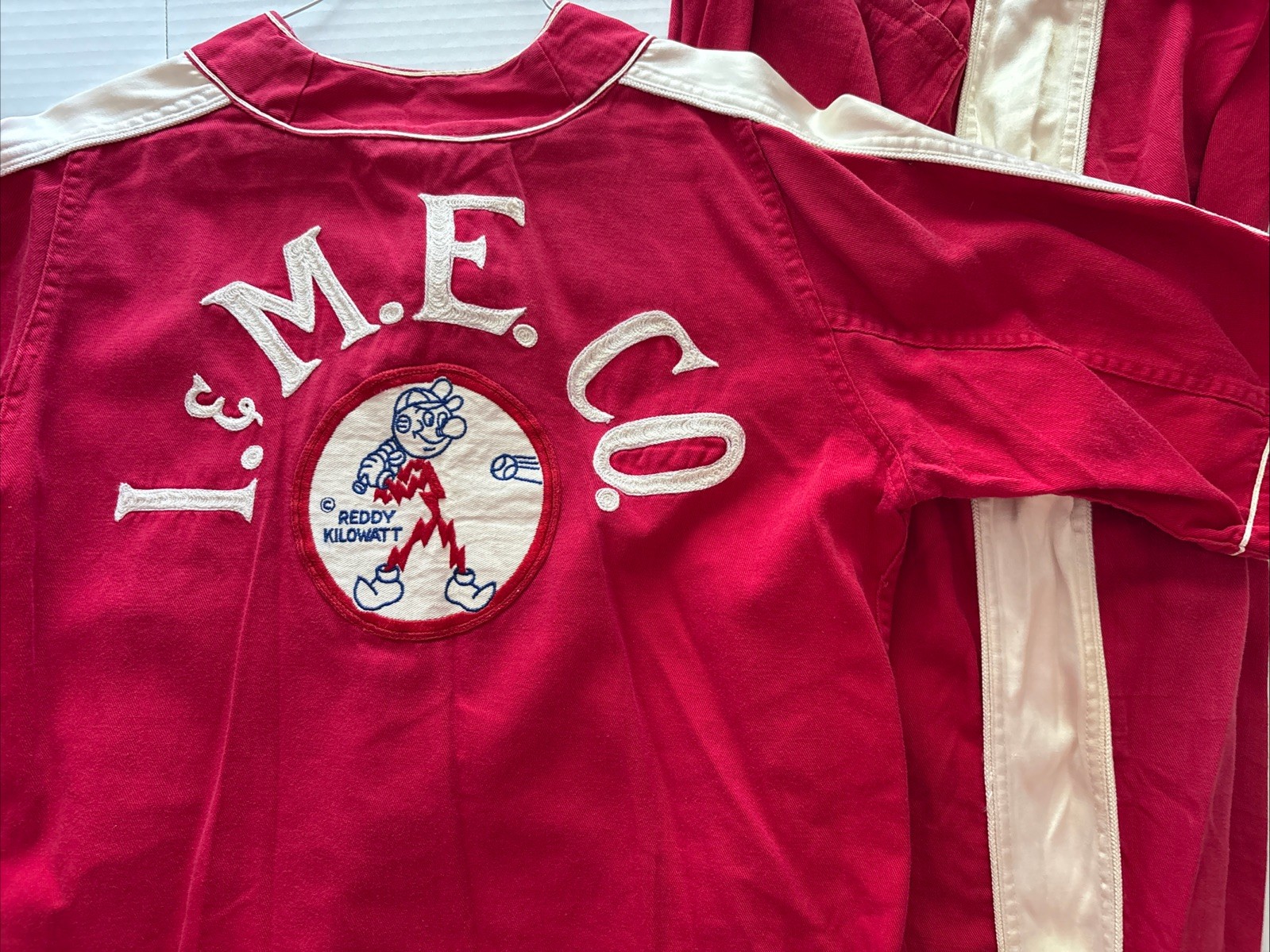 VTG Reddy Kilowatt I&M Electric Softball Uniform Marshall Gamemaster Butler, In