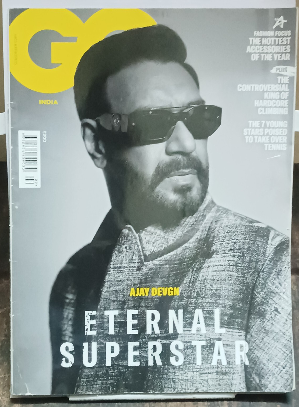 INDIA GQ MAGAZINE FEB-MAR 2023 AJAY DEVGAN, NIMS PURJA, DONNIE YEN, KOONS, USHER