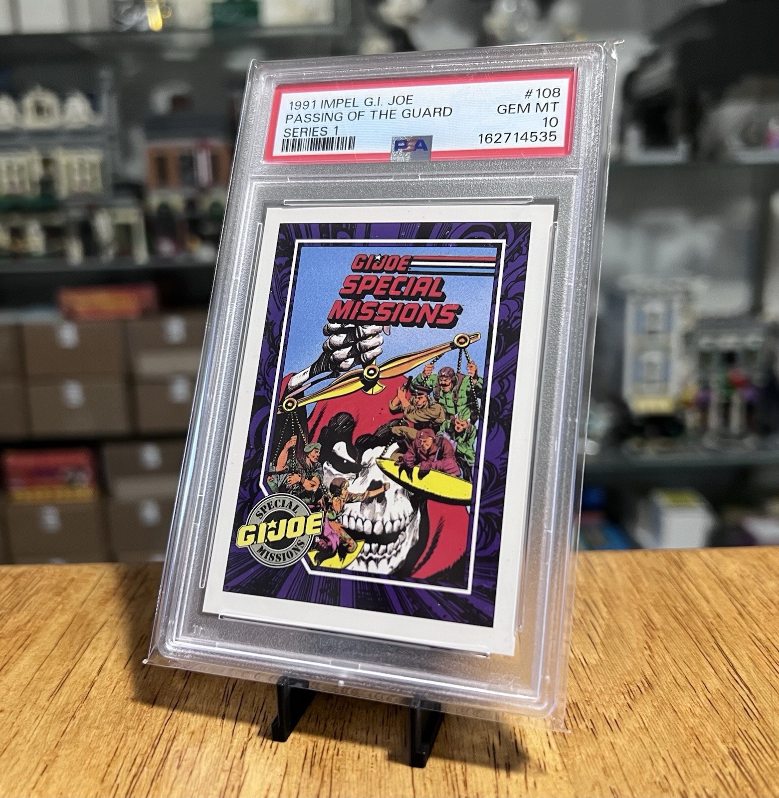 PSA 10 El Jefe Special Missions 1991 G.I. Joe #108 Passing Of The Guard Voltar