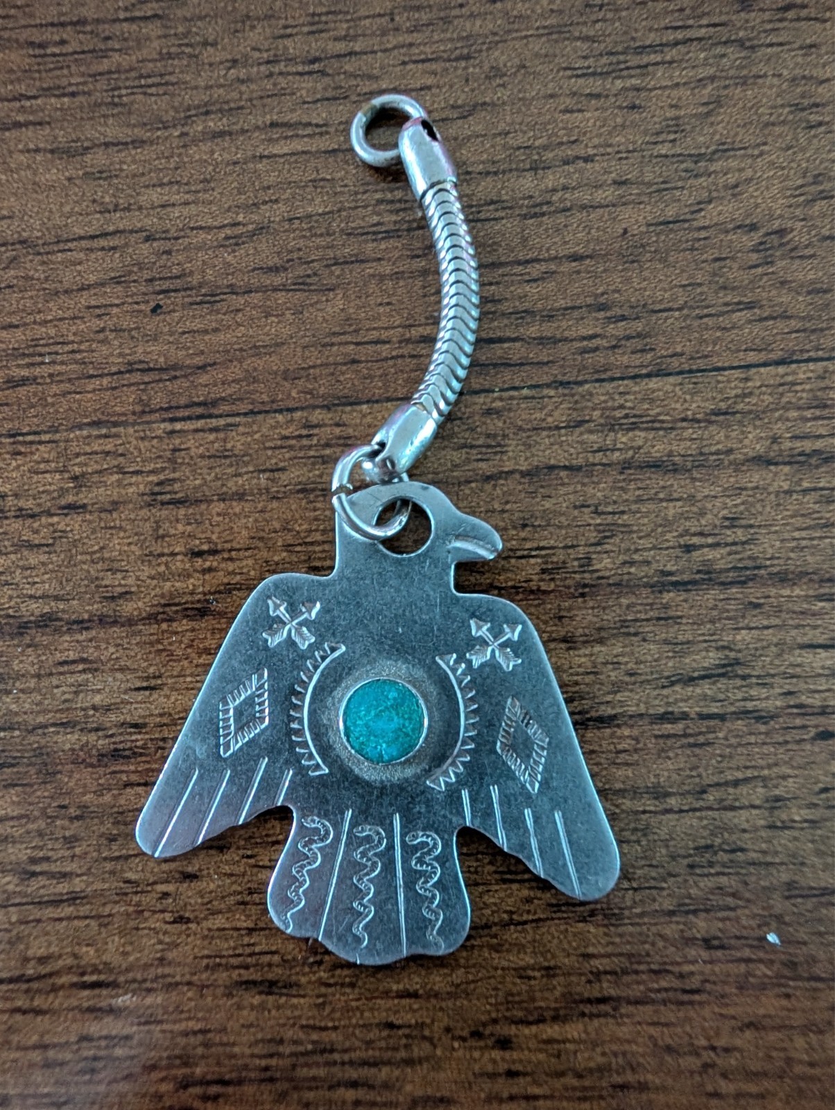 1940s Thunderbird Hotel & Casino Key Chain Las Vegas Souvenir Vintage Charm