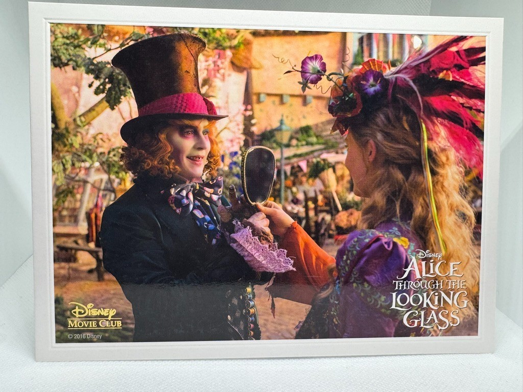 Disney Movie Club Alice Through The Looking Glass Exclusive Lithograph Burton