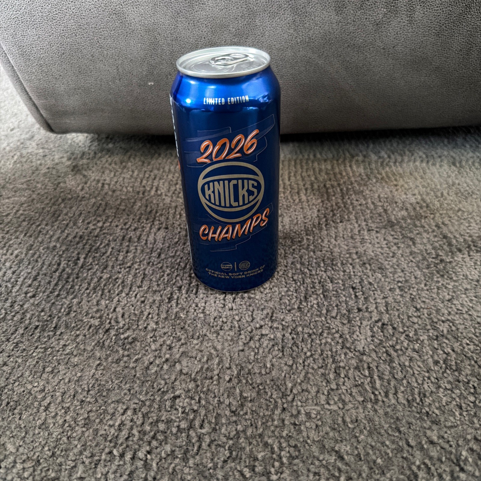 Pepsi New York Knicks 2026 Champs Limited Edition Soda Can