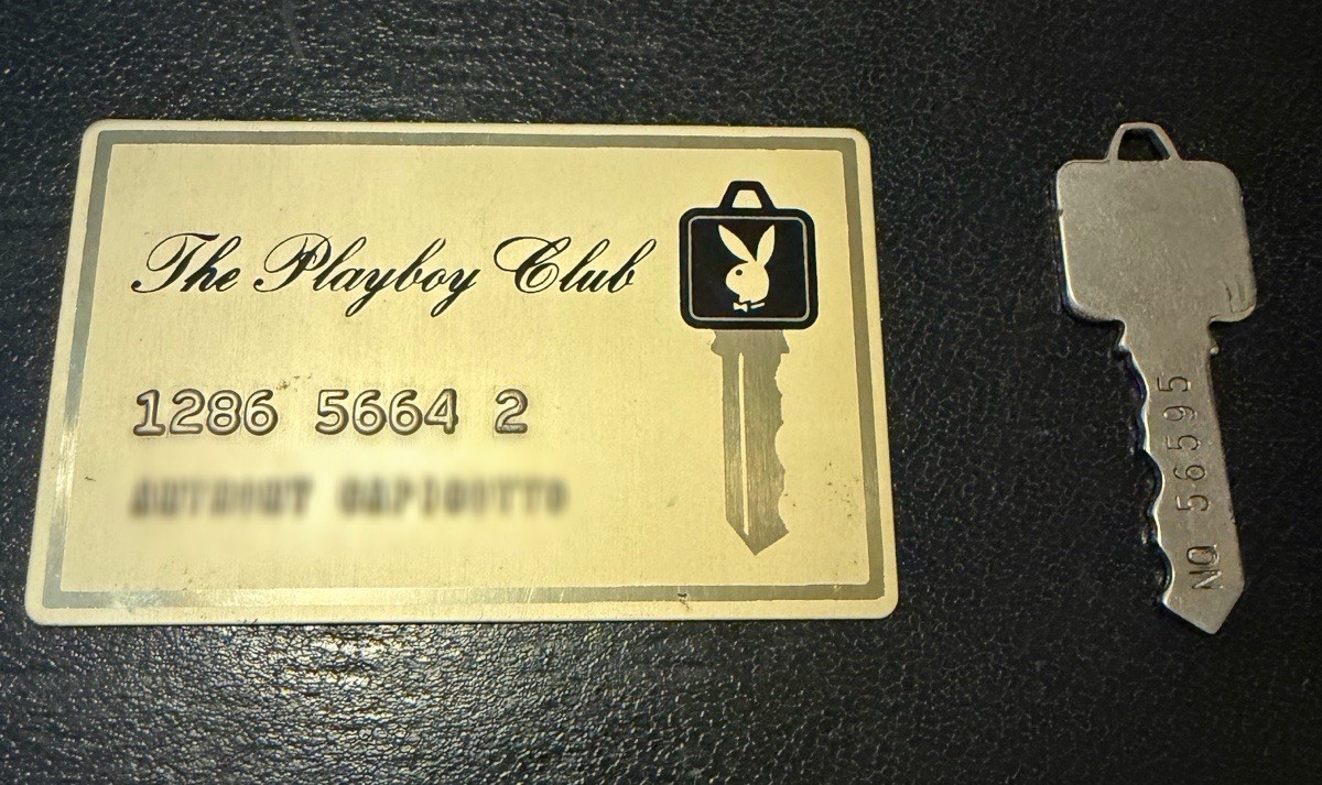 Vintage The Playboy Club International Key Card & Member Key, Rare Collectible