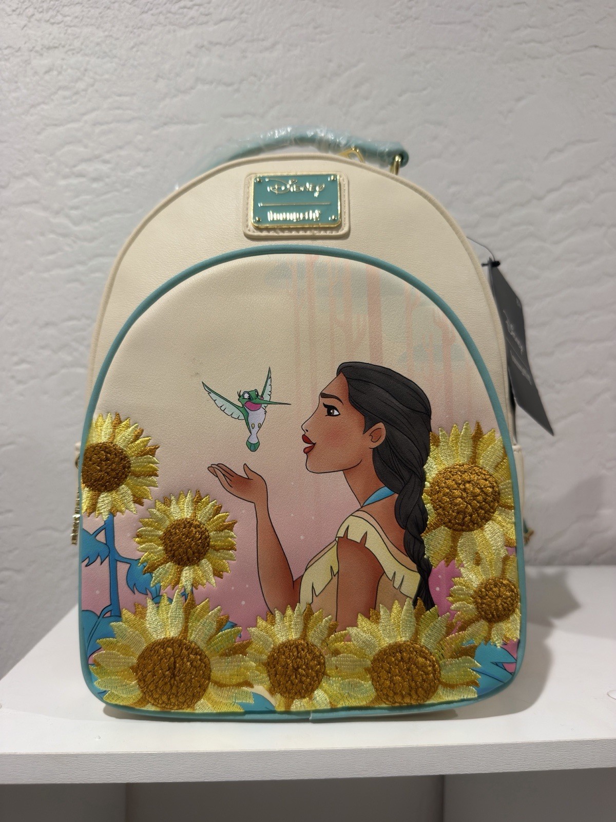 NWT RARE Loungefly Disney Pocahontas Sunflowers Backpack 