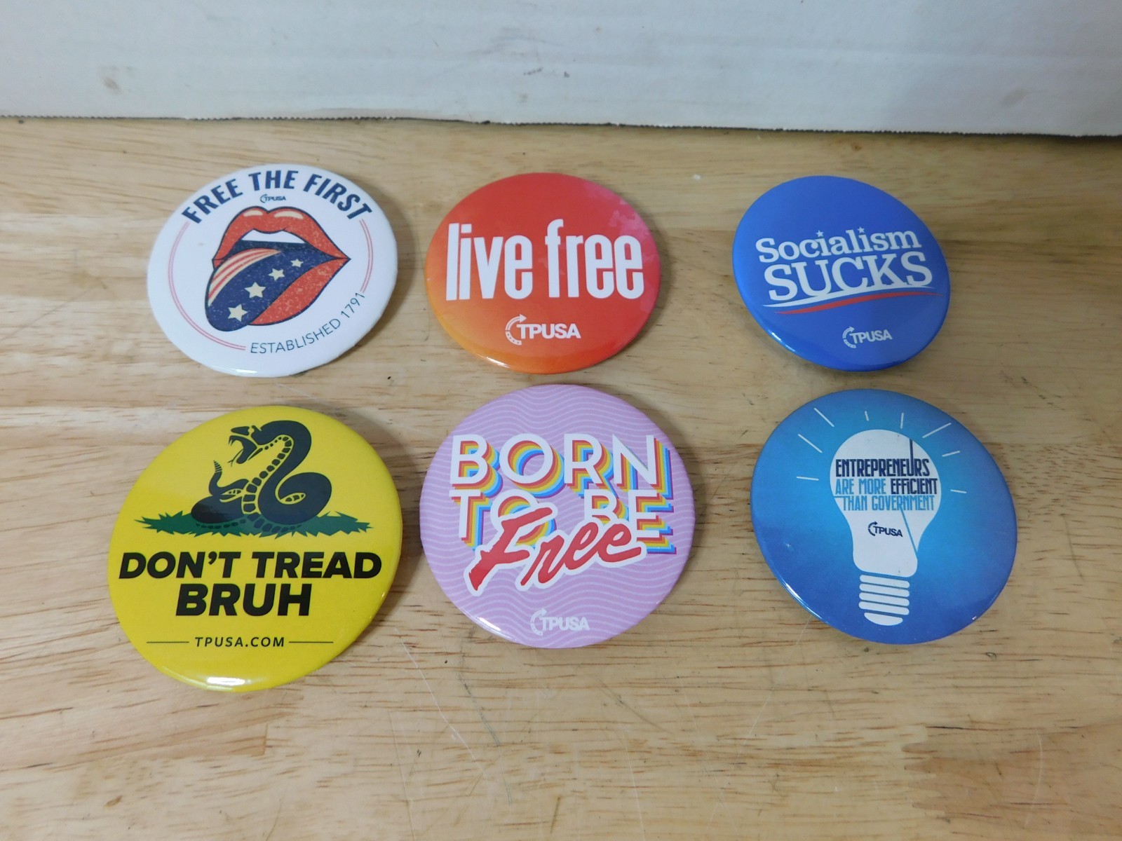 NOS Six Turning Point USA 2.25\