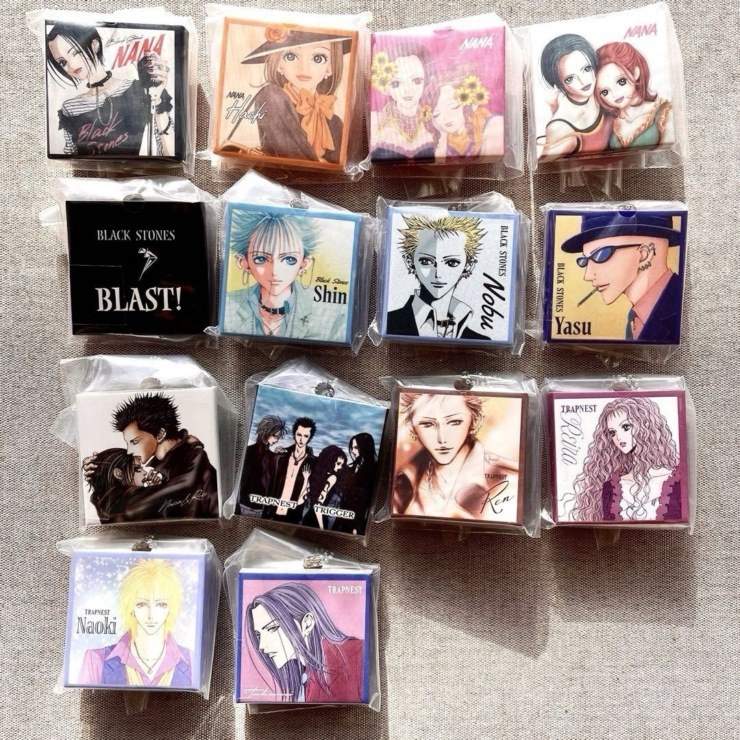 NANA by Ai Yazawa CD-Style Acrylic Charm complete set Gashapon Capsule Toy Japan