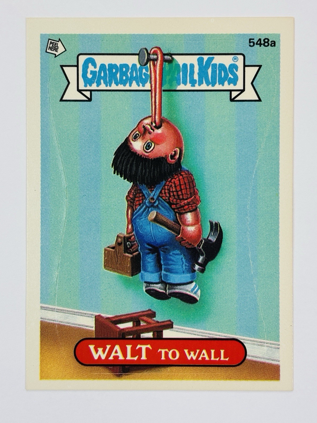 1988 Topps Garbage Pail Kids GPK -Series 14 #548a WALT TO WALL (NM) See PICS
