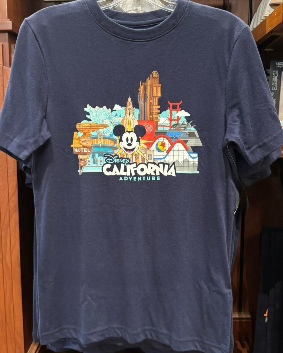 Disney Disneyland California Adventure Attractions T-Shirt MEDIUM New 2026