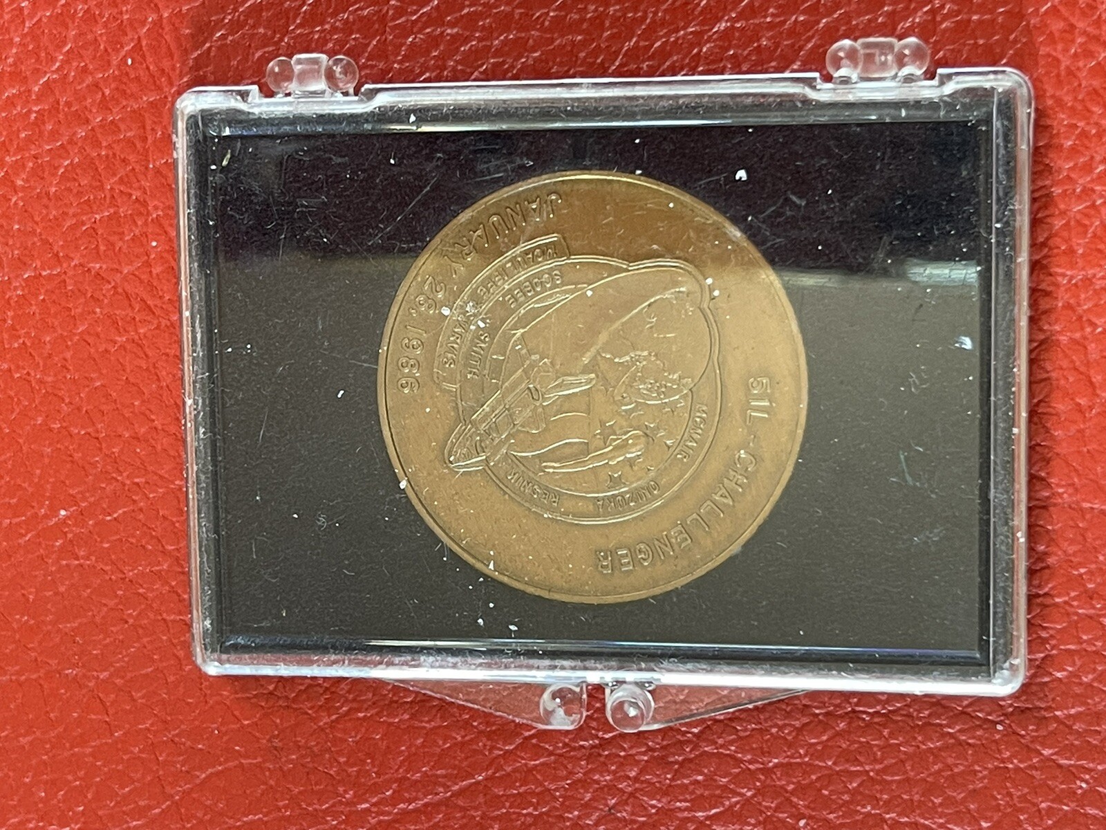 Challenger Space Shuttle RARE Medal In Memory Of 7 Crew Members JAN 28 1986