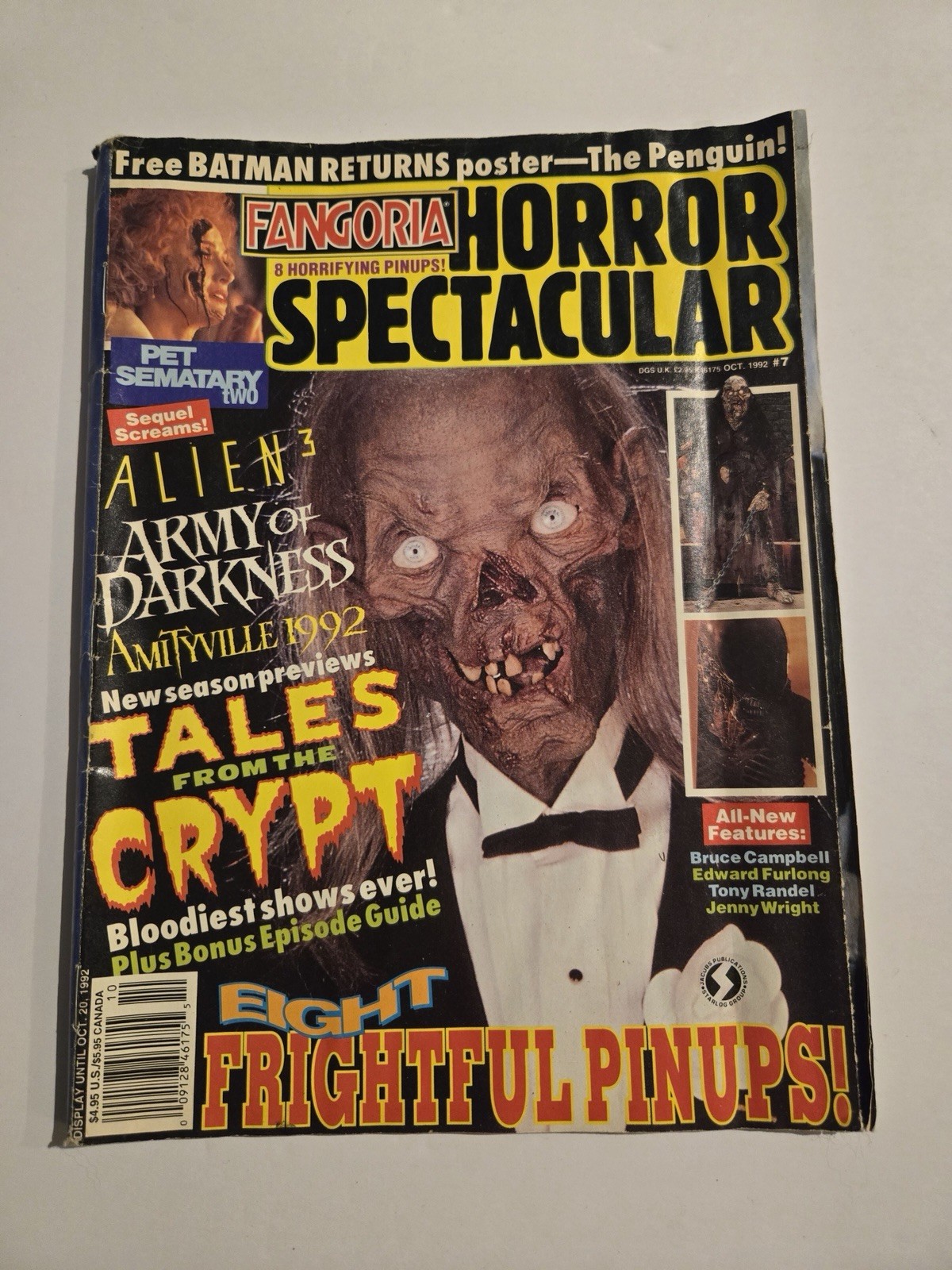 Fangoria Horror Spectacular #7 Magazine (Fall 1992) Tales from the Crypt