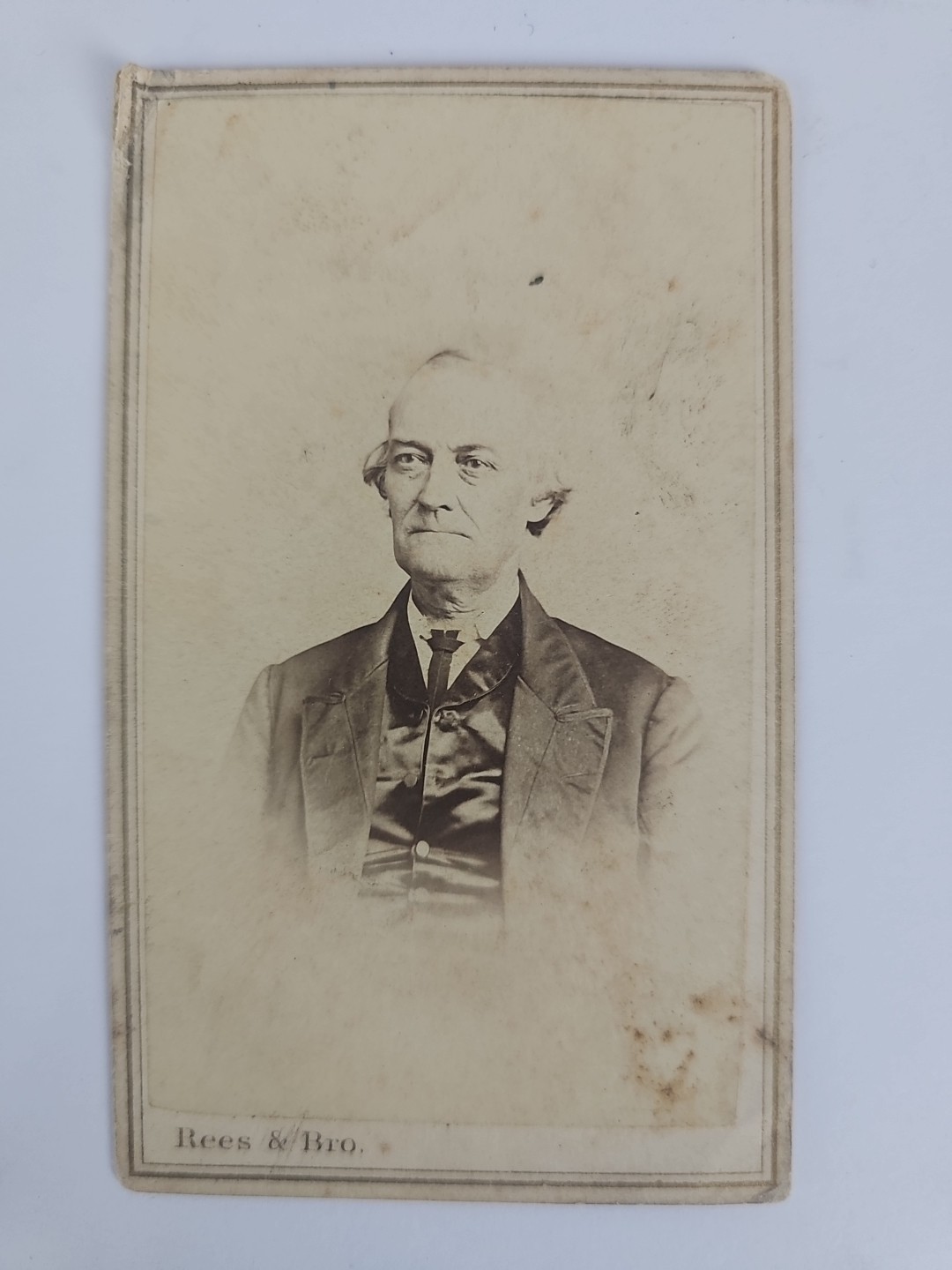 Civil War CDV Photo C.R. Rees Richmond VA 2c Revenue Stamp 1864-1866 Confederate