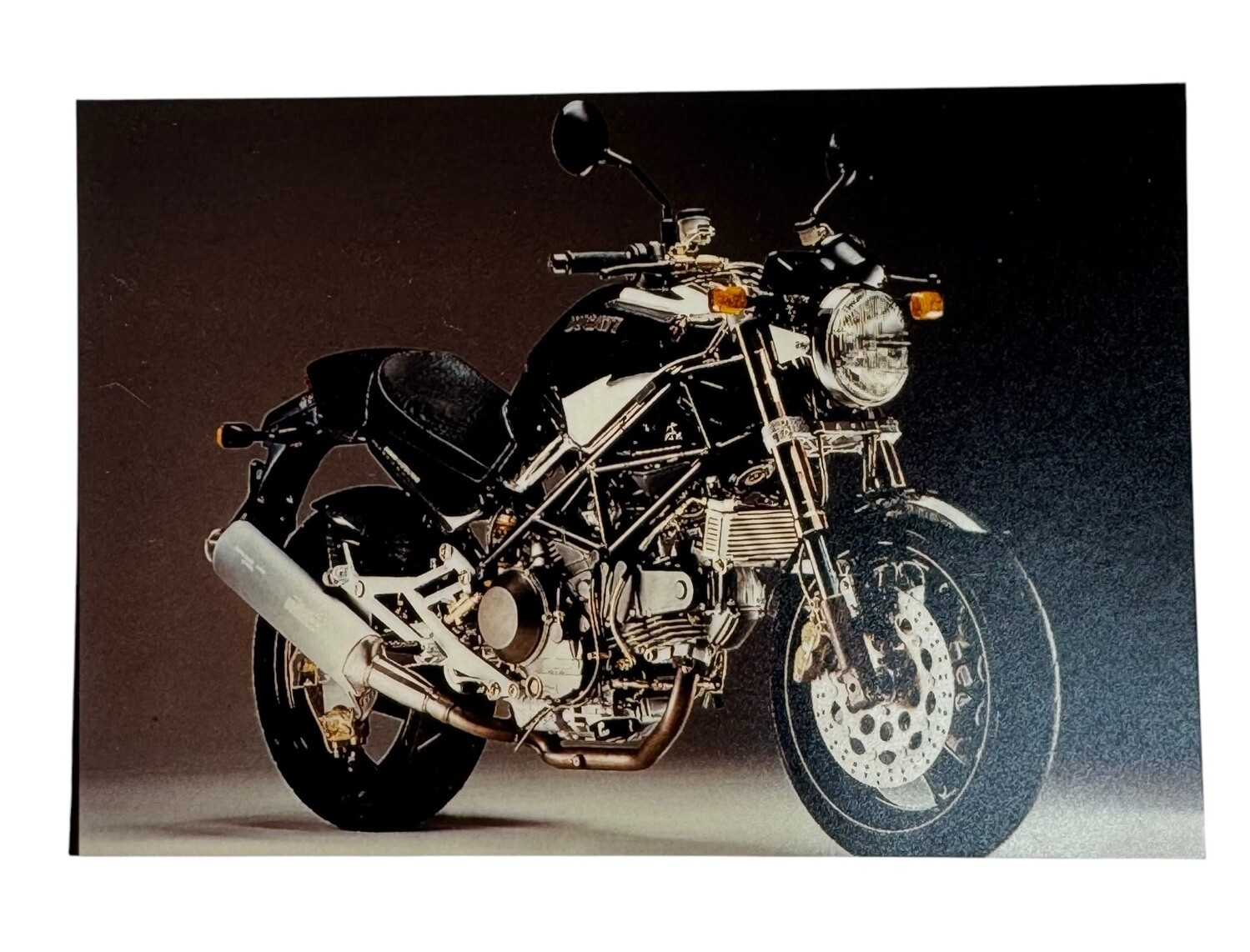 Vintage Ducati Monster Racing Motorcycle Promo Original Photo 1998 5” x 3.5”