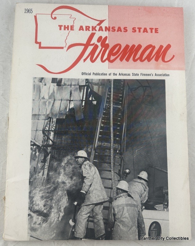 1965 The Arkansas State Fireman Firefighter Publication History Trucks Depts ++