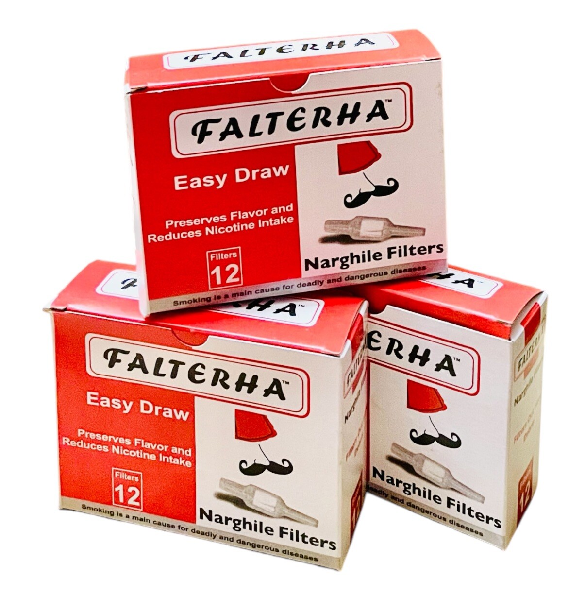 3 boxes 36 Filters Hookah, Shisha, Hose Filter, hose tip. Falterha Brand