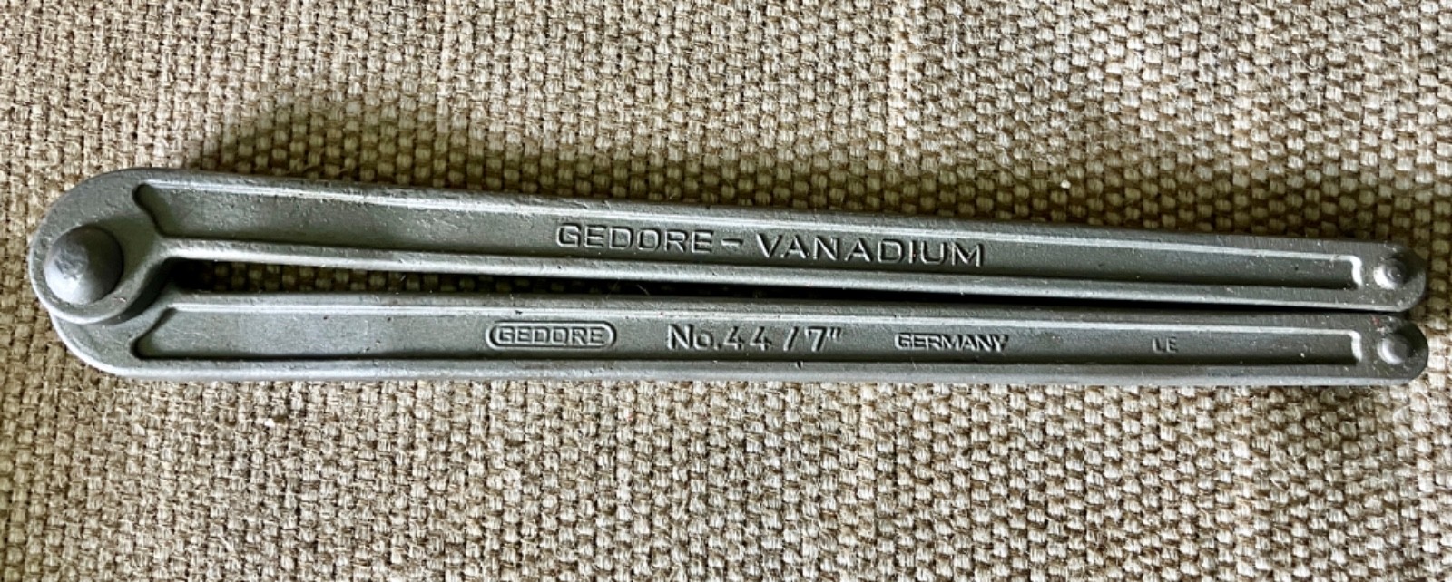 GEDORE No 44 Adjustable Pin Spanner Wrench 7\
