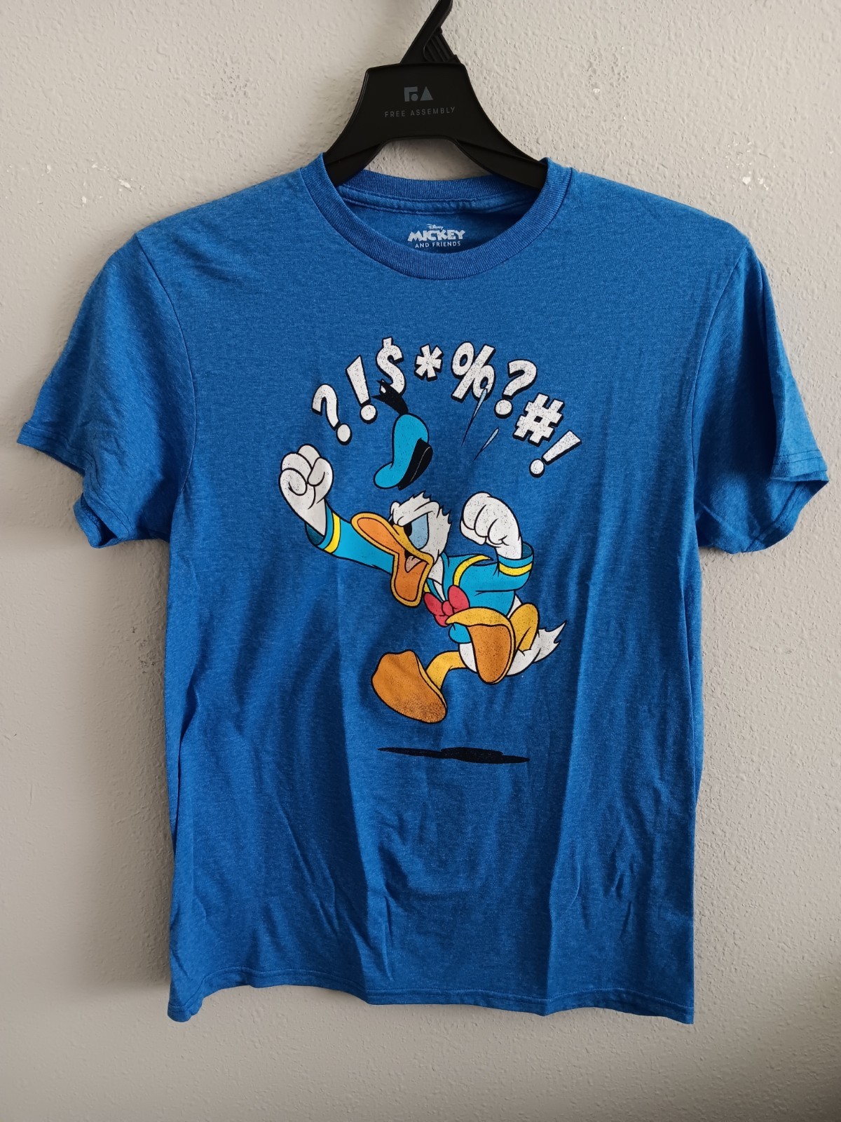 Disney Donald Duck Jump Tshirt, blue Sz Medium 925393