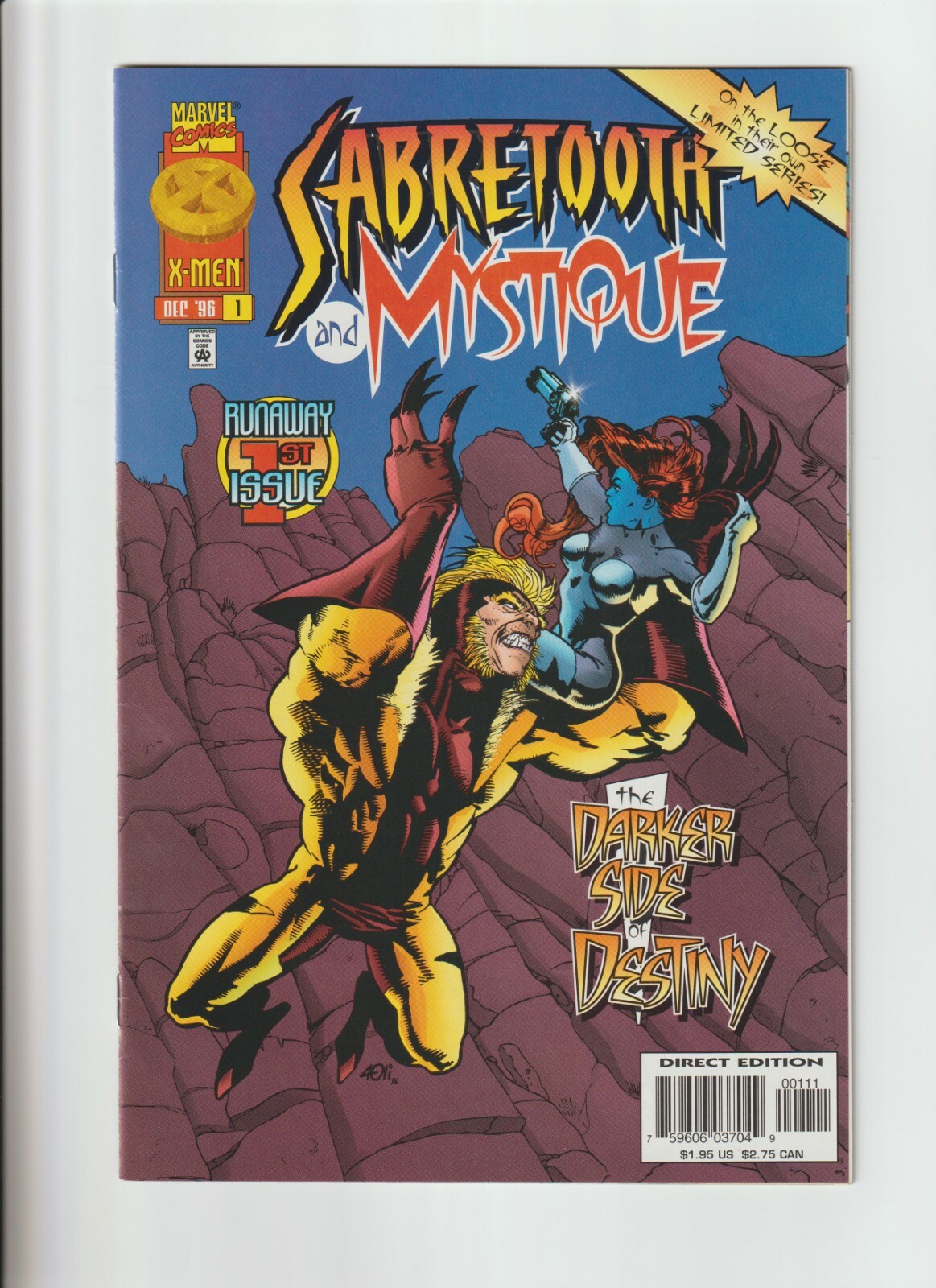 Sabretooth and Mystique (1996) (#1-4)  complete  Marvel Comics