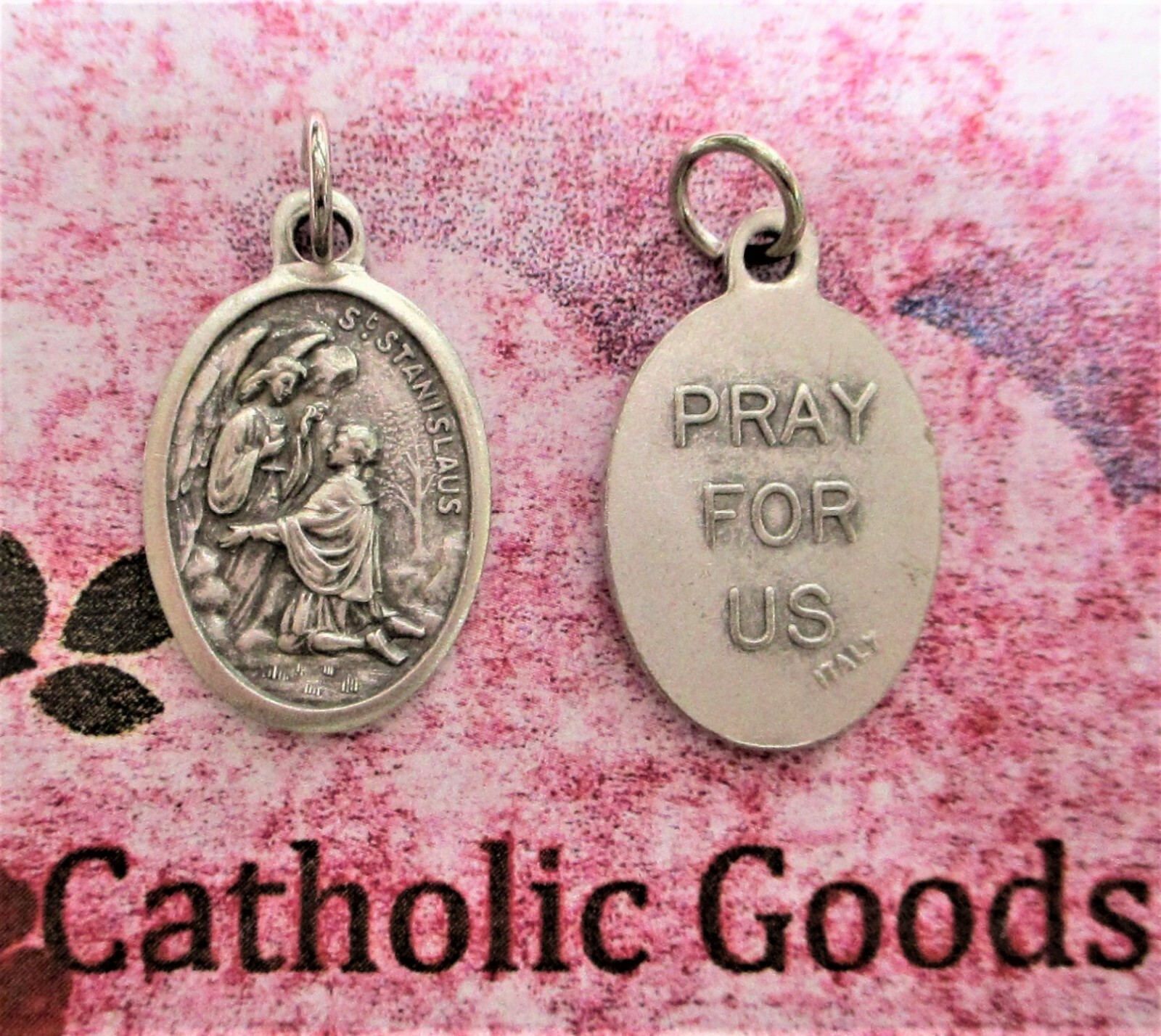 St. Saint Stanislaus - Ox Italian Antique Silver Tone 1