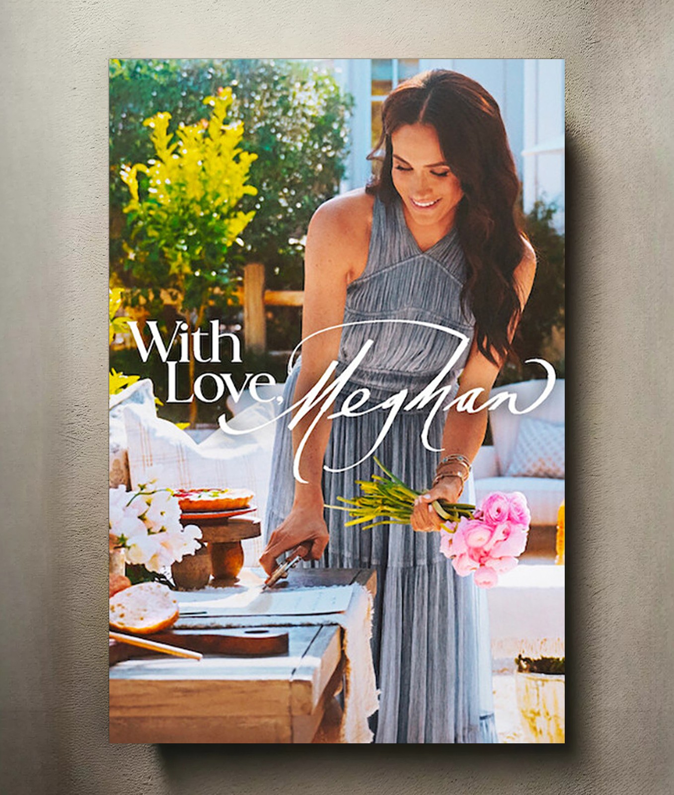 With Love, Meghan 8x12 Metal TV Show Poster Sign