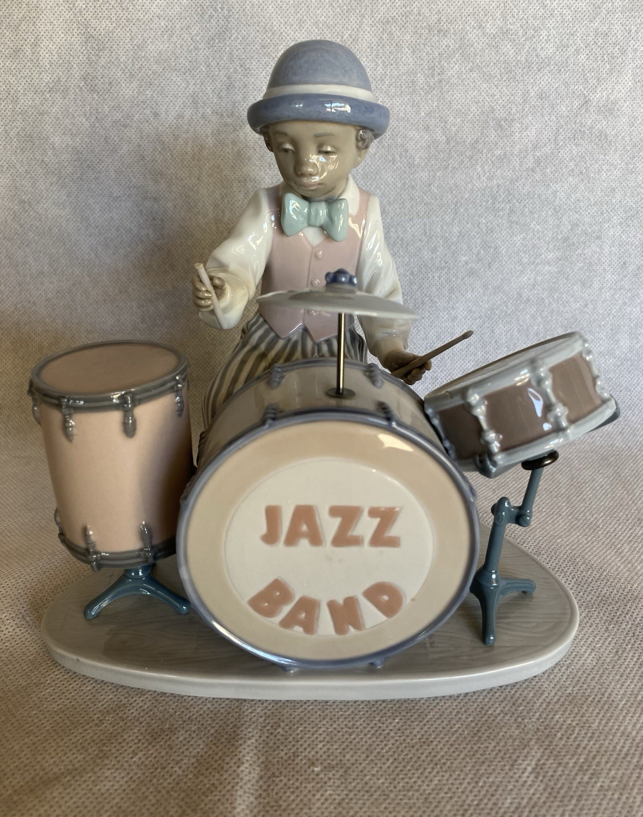 LLADRO Jazz Drummer #5929 - Black Legacy Collection Made in Spain
