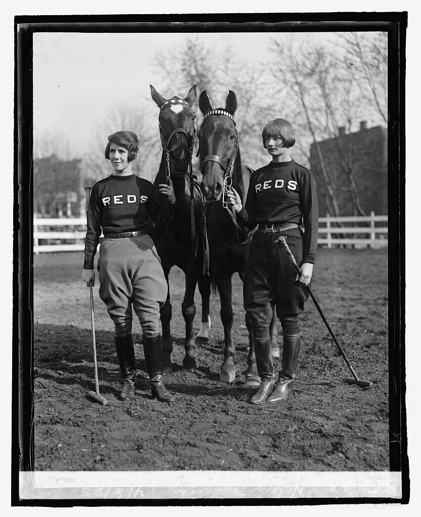 Vintage Black and White Photo Women and Horse 8x10  Old Photo Reprint A-3