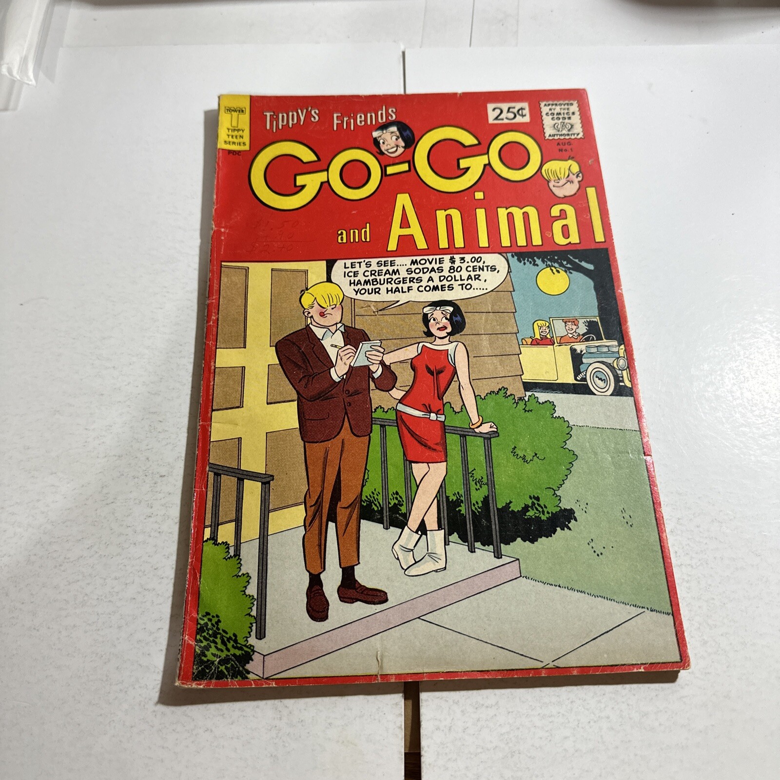 Tippy\'s Friends Go-Go And Animal Oct. No. 1 1966