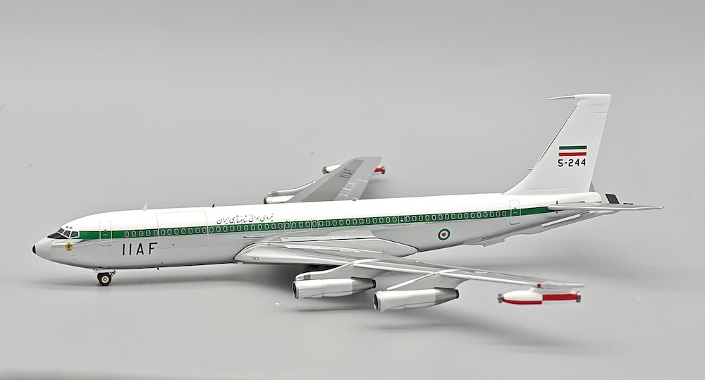 Inflight B-707-244 IIAF Iran Air Force Boeing 707-300 5-244 Diecast 1/200 Model