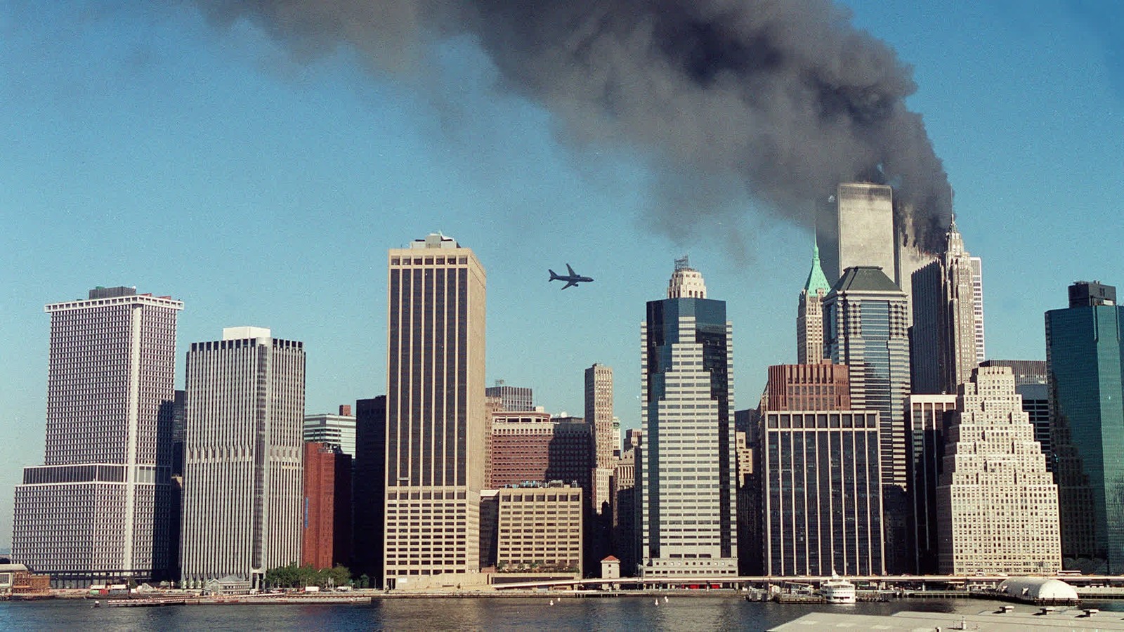 9/11 Twin Towers Manhattan NYC Skyline Attack Photo Reprint