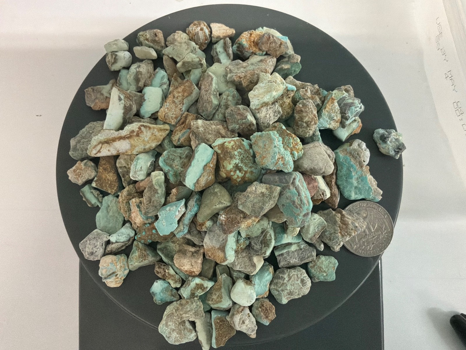 259 Grams of Natural American Green Tree Mine Turquoise Rough Nevada Turquoise