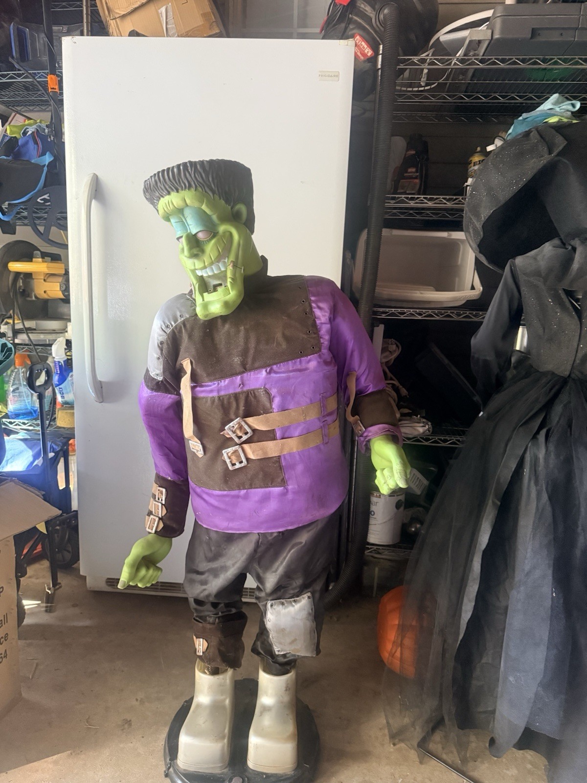 Non Working Gemmy Dancing Frankenstein’s Monster Rough Shape NOT WORKING