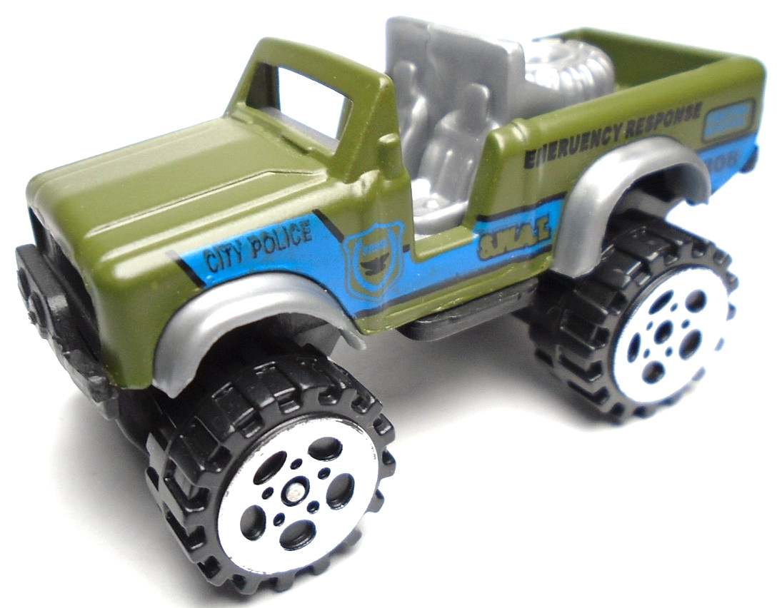 UNBRANDED S.W.A.T. EMERGENCY RESPONSE GREEN DIECAST 2 1/2\