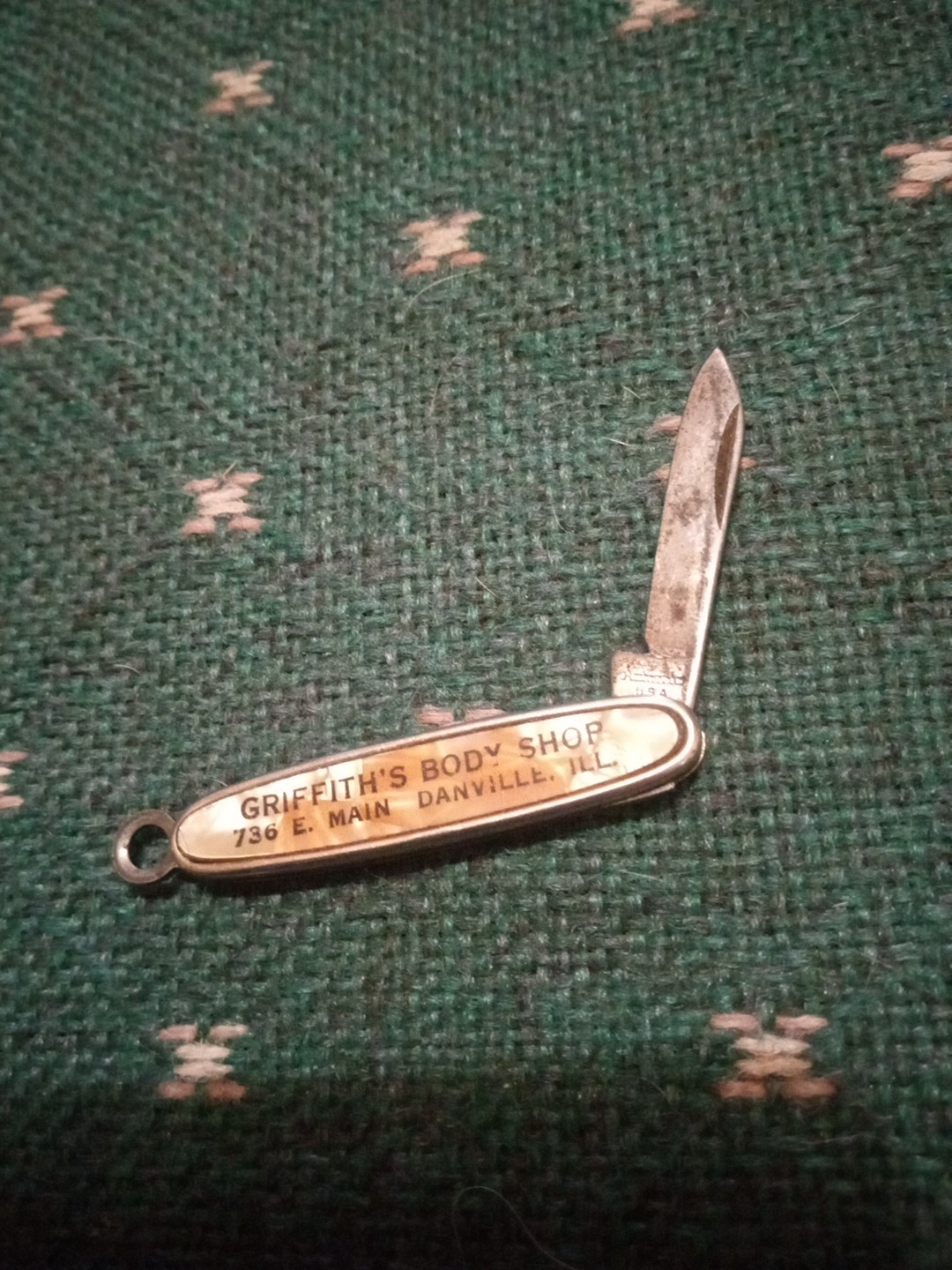 Vintage Ambassador Keychain Knife Advertisement Smaller Size USA Extremely Rare 