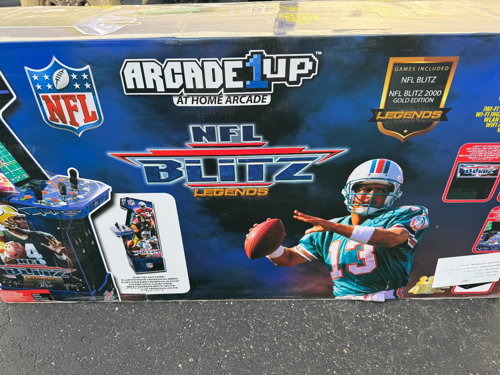 New & Factory Gold Sealed - Arcade 1Up NFL BLITZ Cabinet - VERY HARD TO FIND