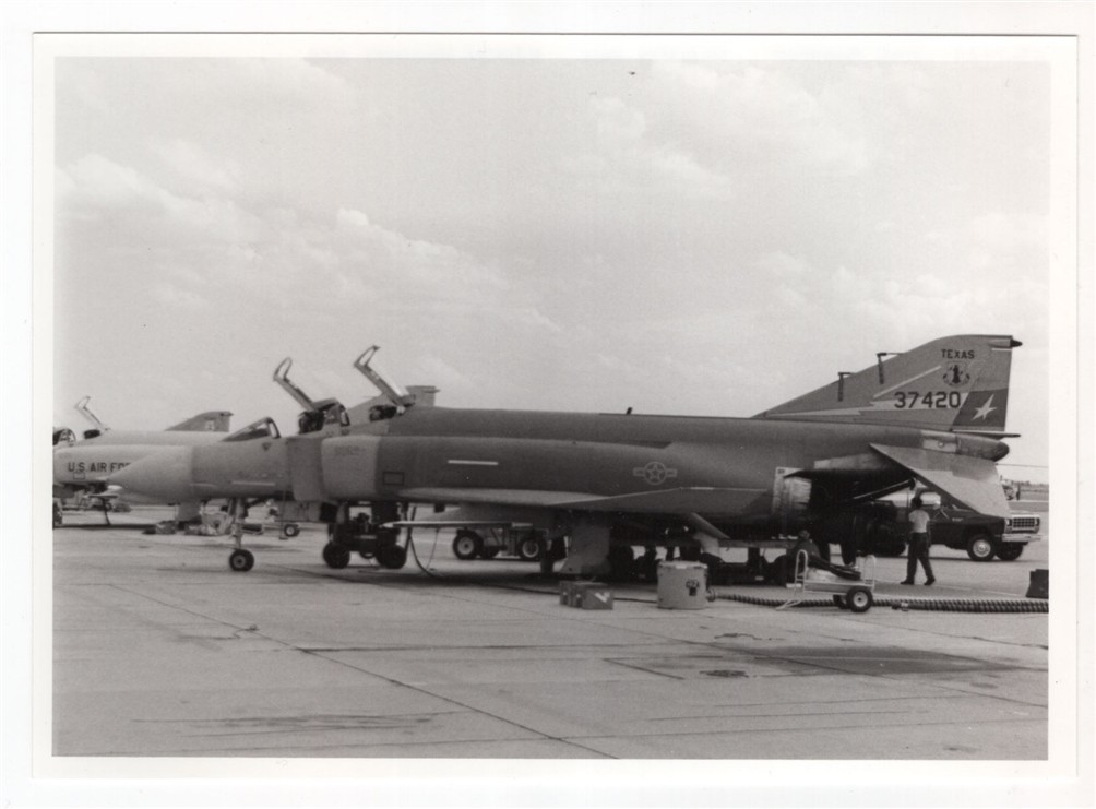 1986 USAF F-4C Phantom II 63-7420 111th FIS Texas ANG at Williams AFB 5x7 Photo