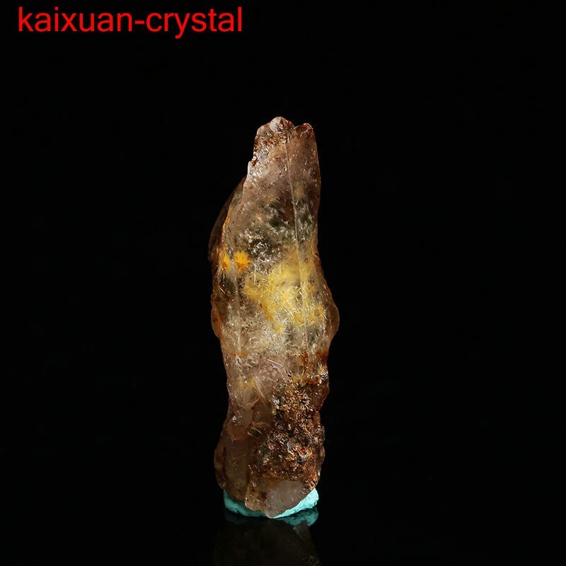 33.5Ct TOP Grade Natural Rutile Flowers & Phantom Crystal Quartz Reiki Specimen