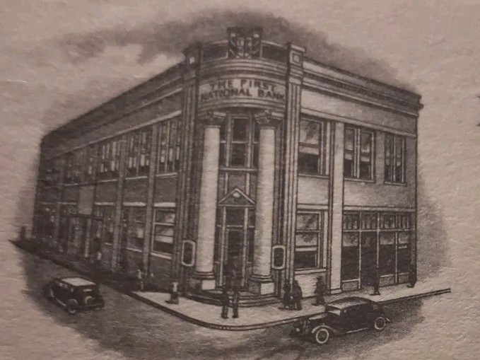  SLING'S 🪙 Vintage 1952 First National Bank Big Springs TX Check Bank🏦 Art 🎨 