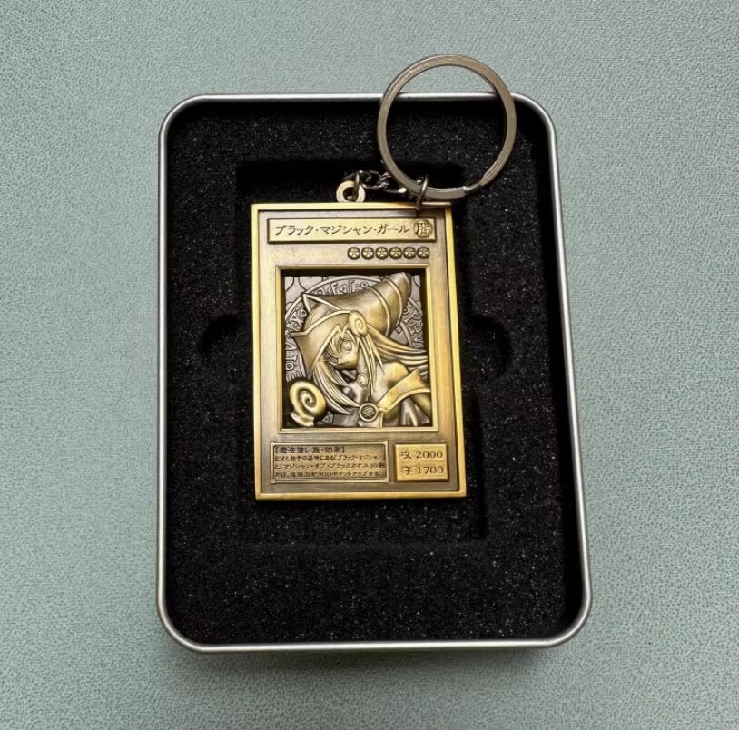 Yu-Gi-Oh Twenty-fifth Anniversary Dark Magician Girl Metal Keychains Pendant