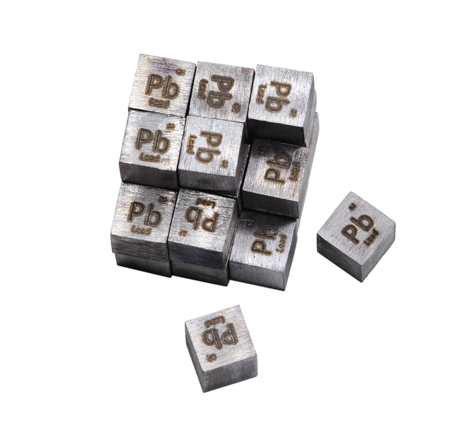 Lead Metal 10mm Density Cube 99.95% for Element Collection USA SHIPPING