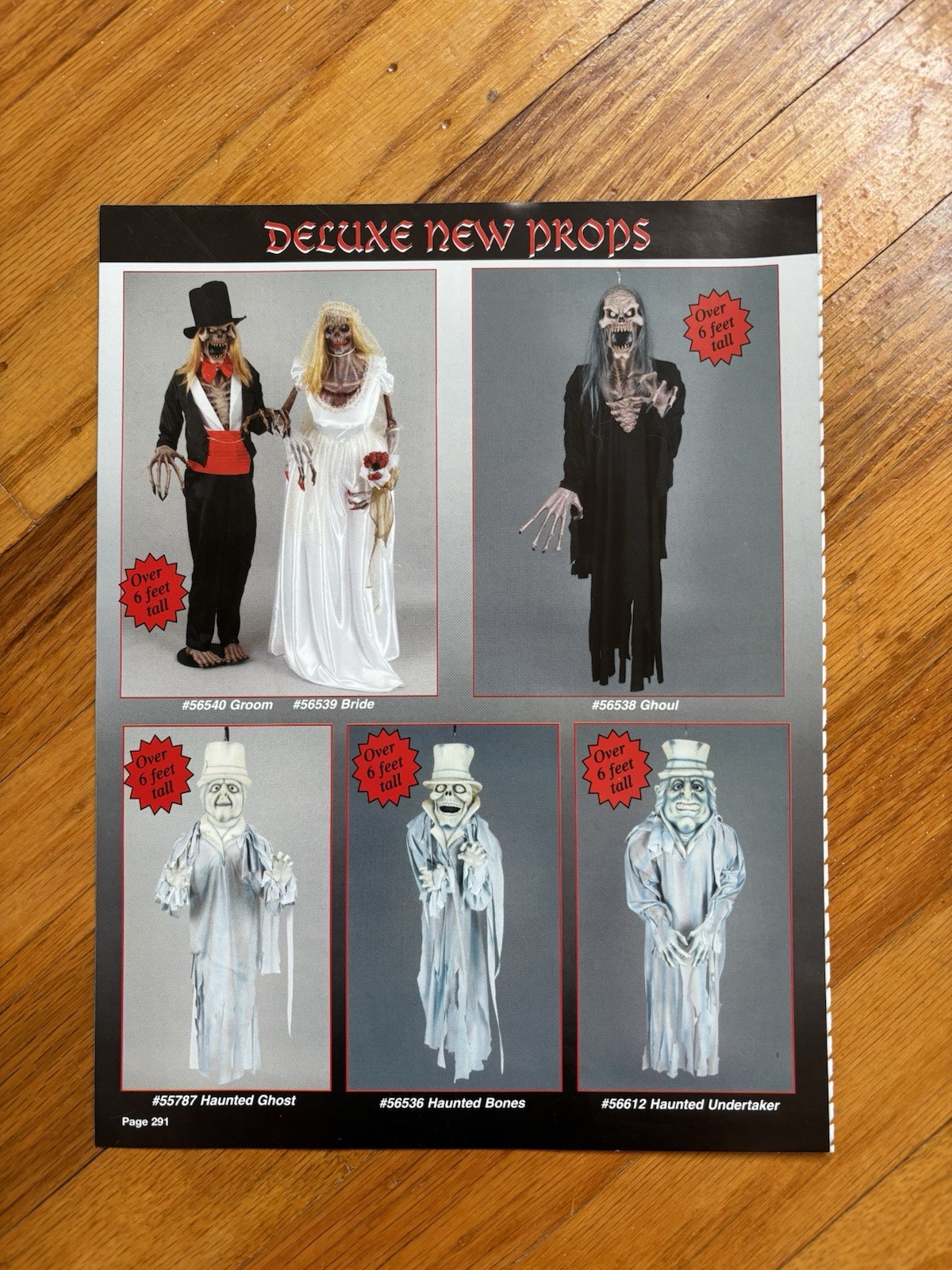 Halloween Catalog Forum Novelties Haunted Bones Undertaker Ghost skeleton Prop
