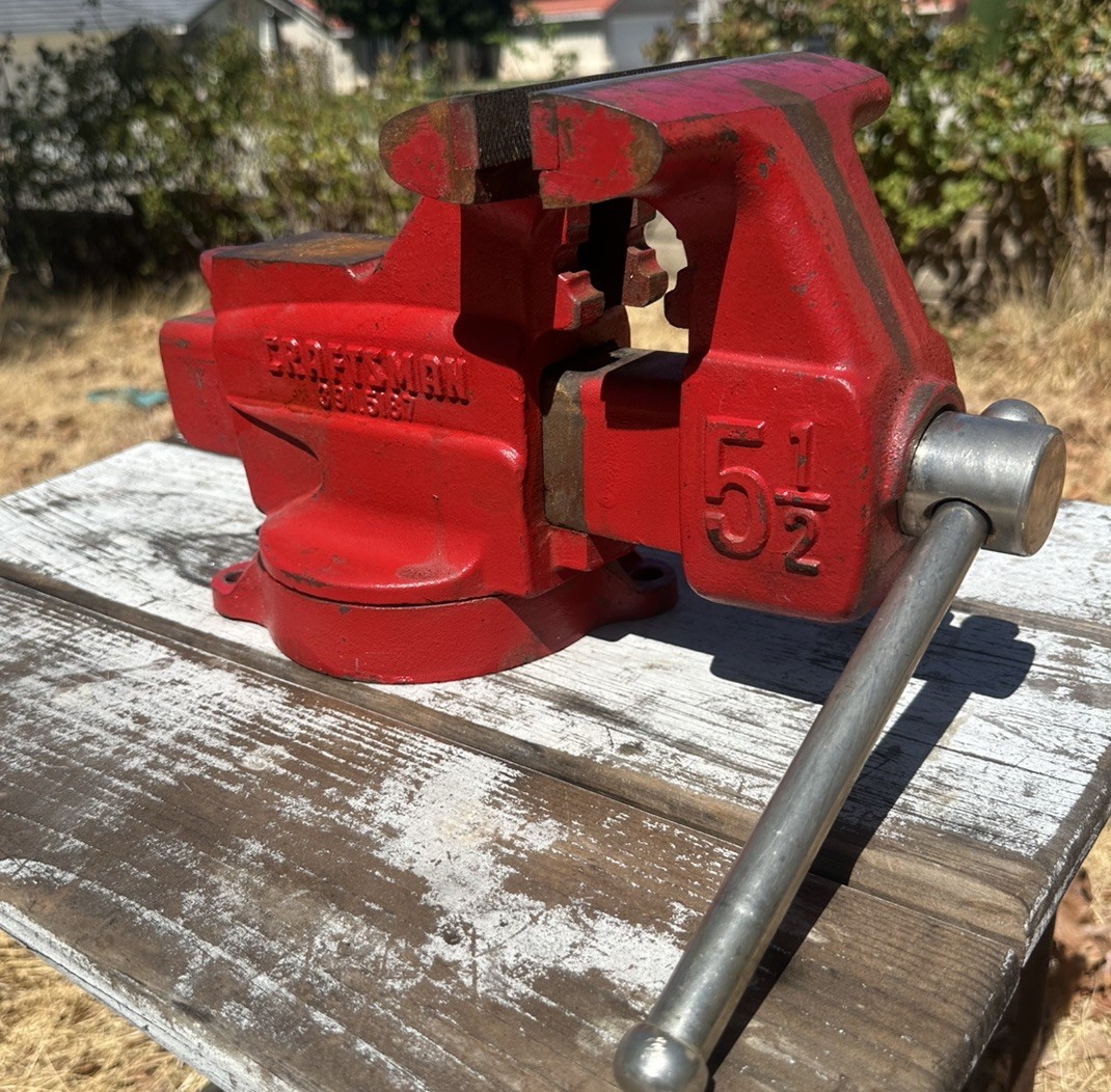 VTG CRAFTSMAN No. 391.5187 Anvil BENCH VISE 5-1/2