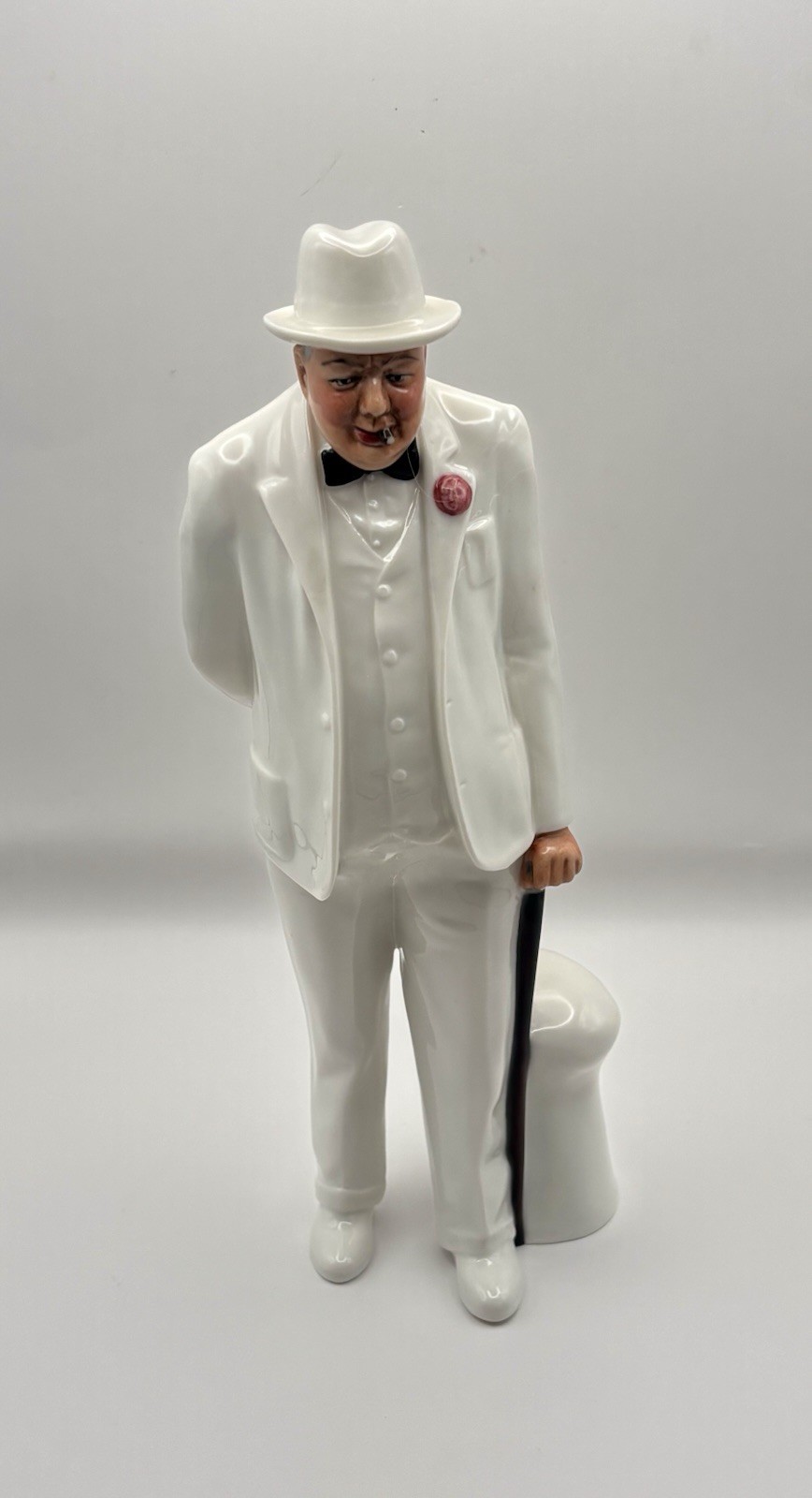Royal Doulton Sir Winston Churchill HN3057 Figurine White Suit Adrian Hughes