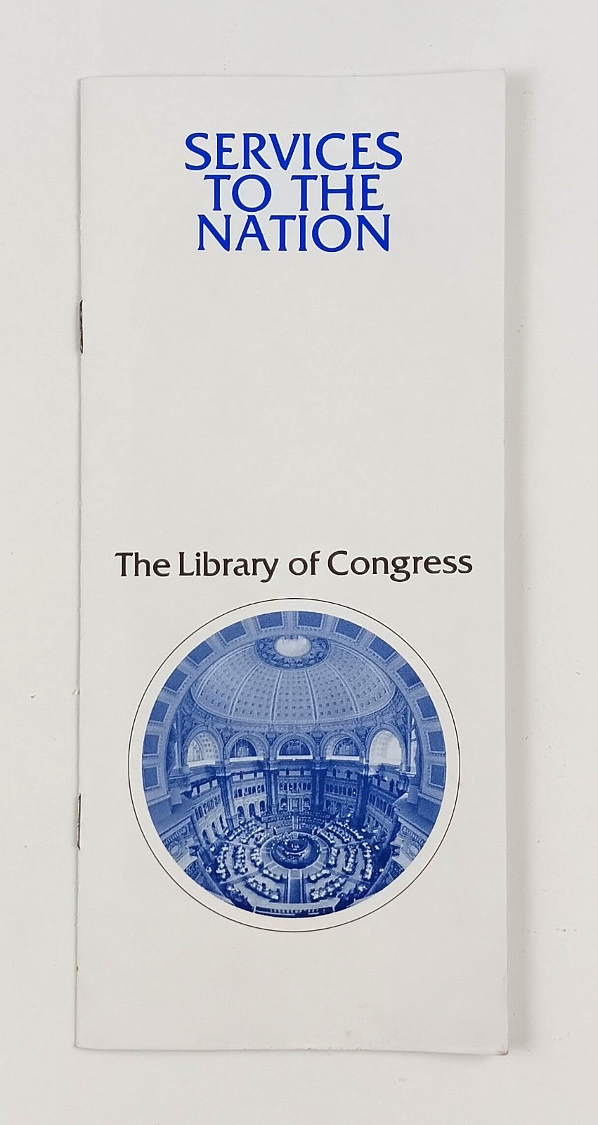 1984 Library of Congress Services Of The Nation Washington DC Info VTG Booklet