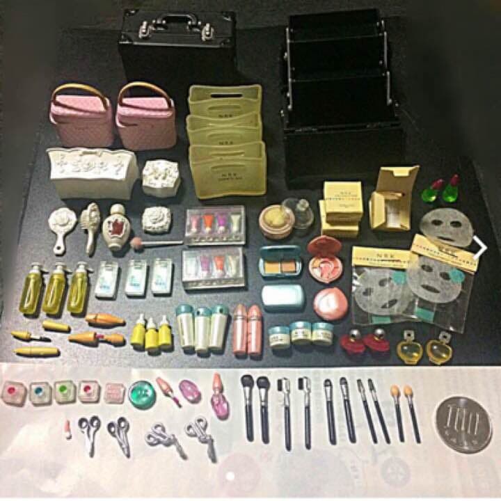 Re-ment Petit Sample Series Petit Make Miniature set PVC Collectibles A667