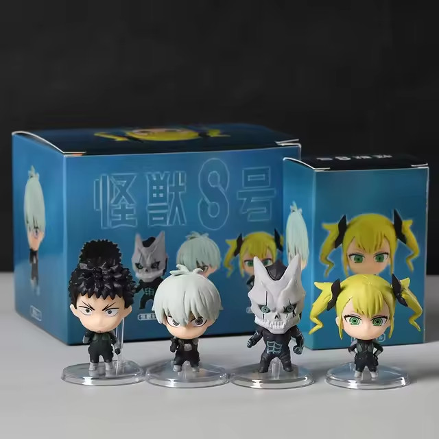 Kaiju No. 8 Capsule Figure Collection Complete 4-Piece Set 50mm Gashapon
