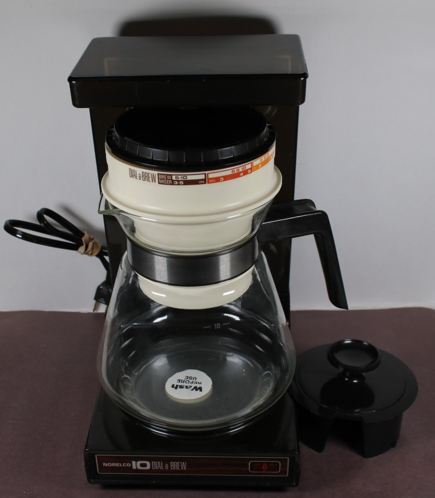 Vintage Norelco Dial-A-Brew 10 Cup Coffee Maker HB 5140 Complete Tested Works